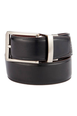 Perry Ellis Black/Brown Reversible Square Hale Belt thumbnail 2