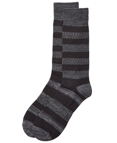 Perry Ellis Colorblocked Socks Black