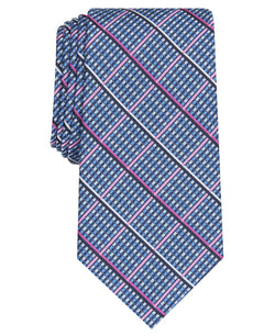 Perry Ellis Elliot Grid Tie Navy thumbnail 1