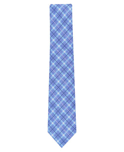 Perry Ellis Loggan Check Tie Blue thumbnail 2
