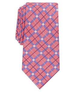 Perry Ellis Loggan Check Tie Red thumbnail 1
