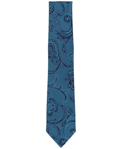 Perry Ellis Monta Paisley Tie Teal thumbnail 2