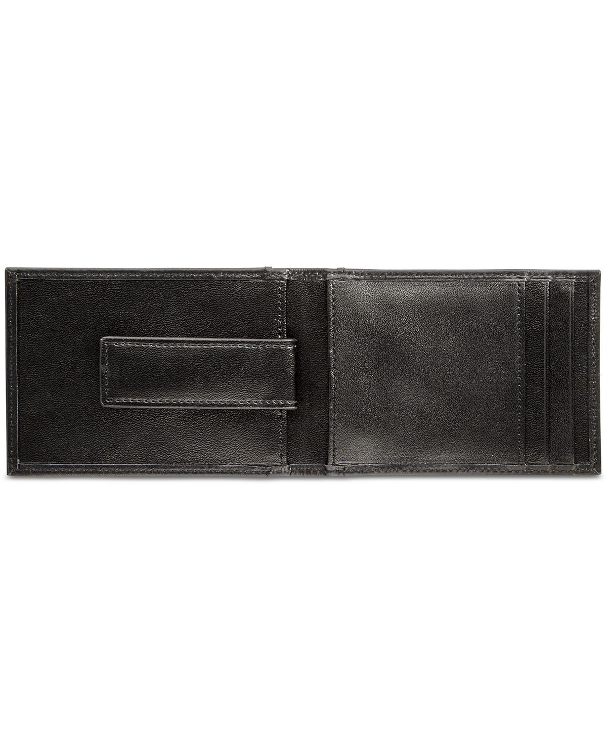 Perry Ellis Portfolio Closeout! Leather Front-pocket Rfid Wallet Black