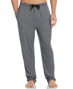 Perry Ellis Portfolio Gingham Check Knit Pajama Pants Black And White thumbnail 1