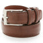 Perry Ellis Portfolio Leather Belt Chocolate