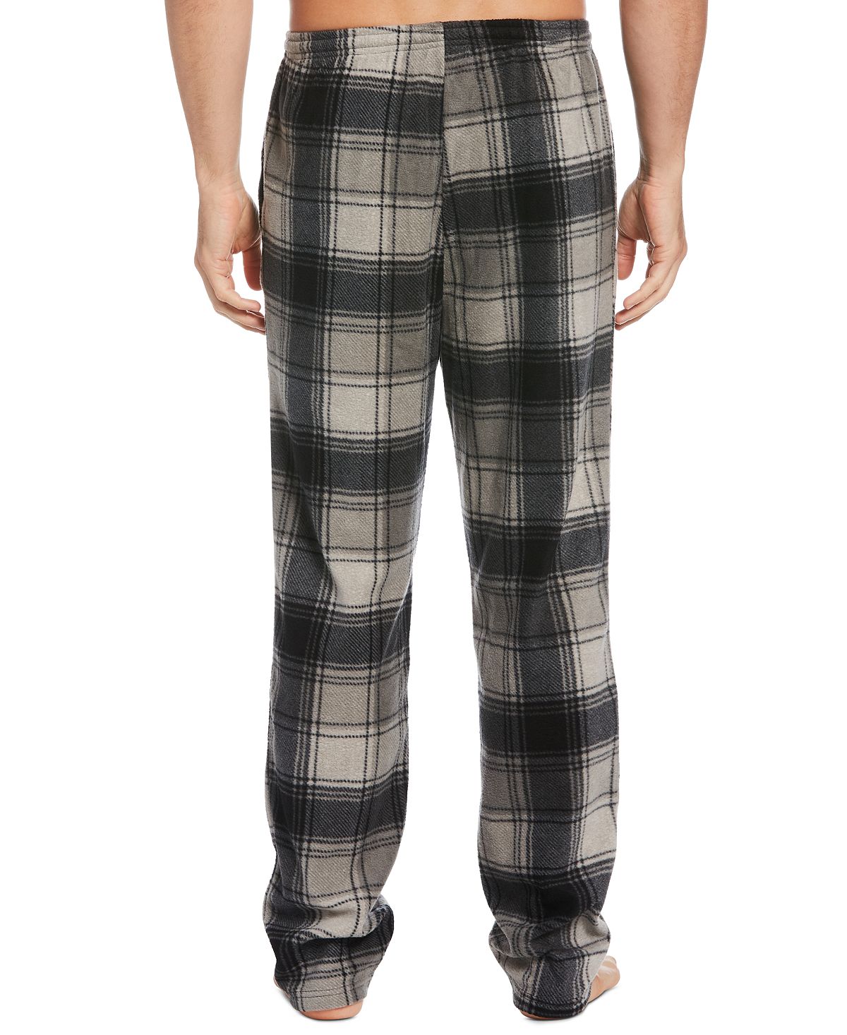 Perry Ellis Portfolio Microfleece Pajama Pants Black
