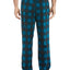 Perry Ellis Portfolio Microfleece Pajama Pants Ink Blue Buffalo