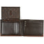 Perry Ellis Portfolio Perry Ellis Colorblocked Leather Passcase Wallet Brown