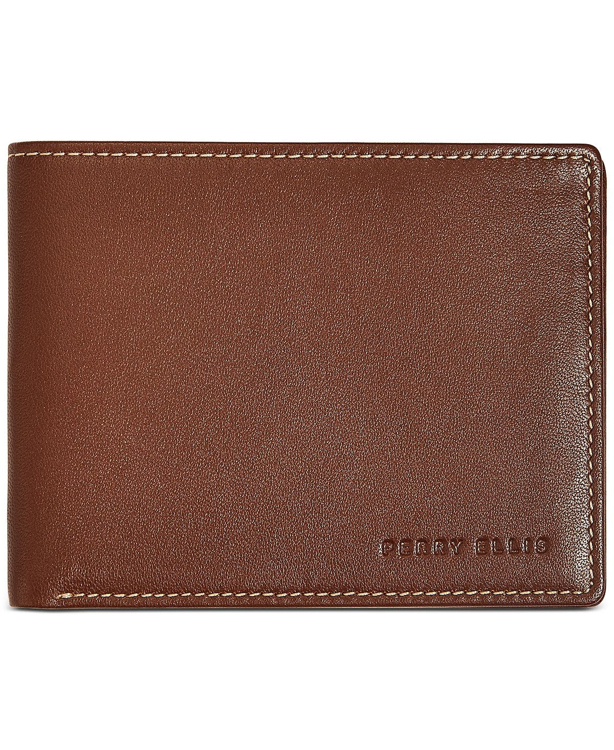 Perry Ellis Portfolio Perry Ellis Leather Wallet Luggage