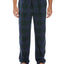 Perry Ellis Portfolio Perry Ellis Relaxed-fit Plaid Fleece Pajama Pants Navy/Heather Blue/Green