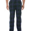 Perry Ellis Portfolio Perry Ellis Relaxed-fit Plaid Fleece Pajama Pants Navy/Heather Blue/Green
