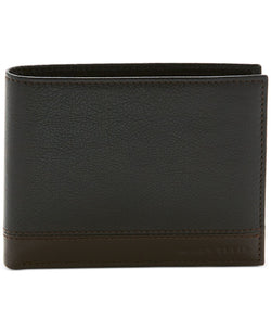 Perry Ellis Portfolio Two Shade Colorblock Passcase Black thumbnail 1
