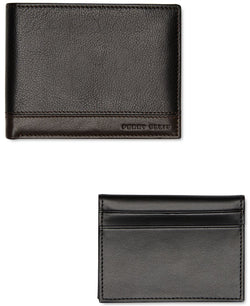 Perry Ellis Portfolio Two Shade Colorblock Passcase Black thumbnail 4