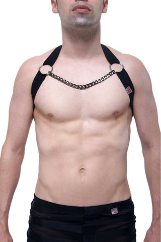 PetitQ Black Chains Harness