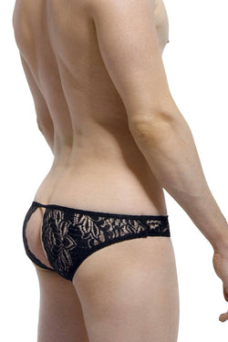 PetitQ Black Corlier Open-Back Brief thumbnail 1