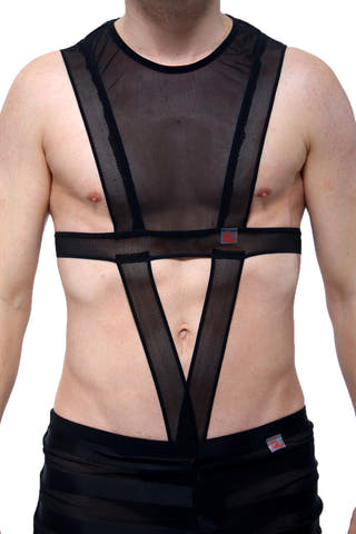 PetitQ Black Cru Harness with C-Ring