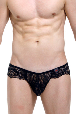 PetitQ Black Hear Lace Bikini thumbnail 2