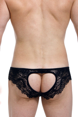 PetitQ Black Hear Lace Bikini thumbnail 1