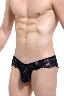 PetitQ Black Hear Lace Bikini thumbnail 4