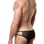 PetitQ Black/Lime Mesh Revel Brief