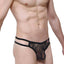PetitQ Black Ornex Thong