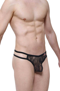 PetitQ Black Ornex Thong thumbnail 2