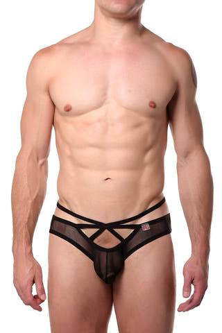 PetitQ Black Rosace Brief