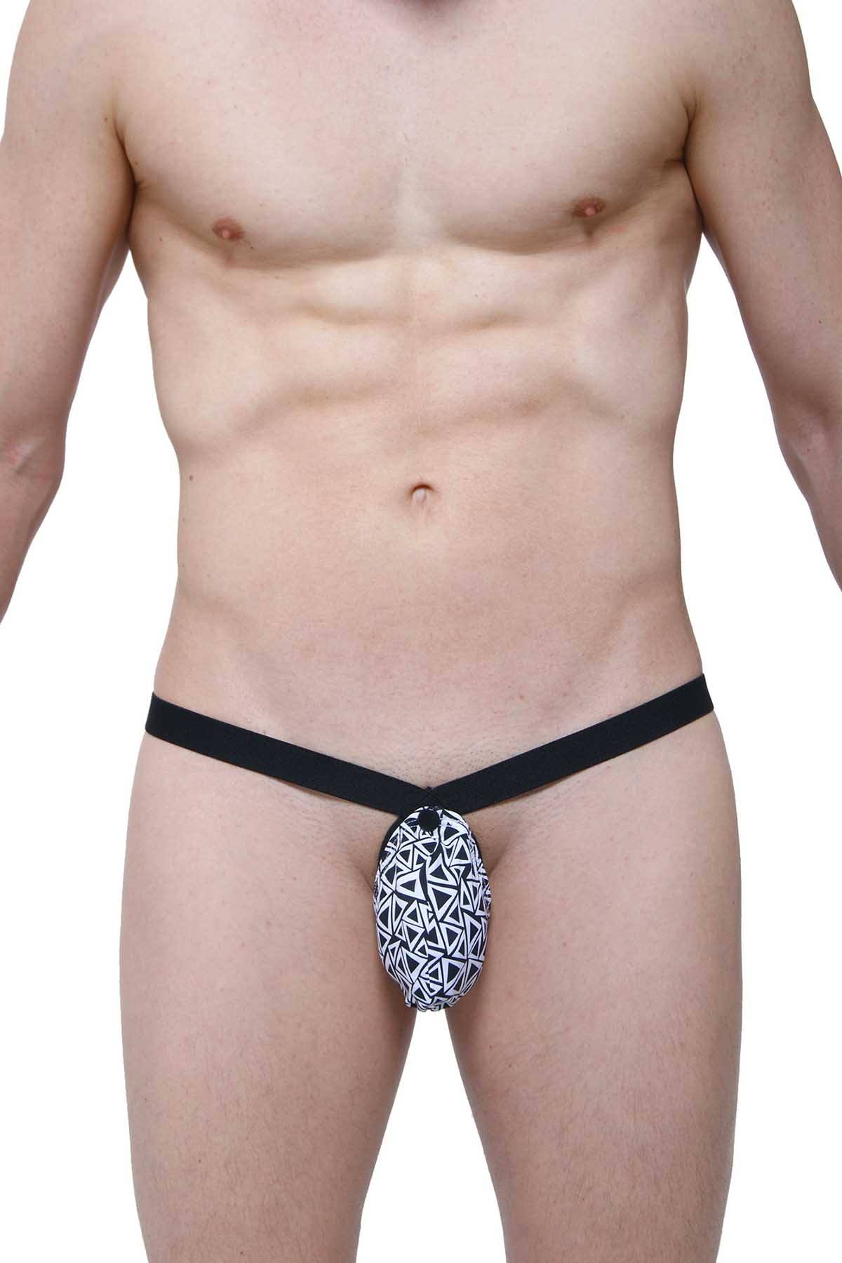 PetitQ Black/White Printed 4-in-1 Thong