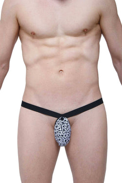 PetitQ Black/White Printed 4-in-1 Thong thumbnail 1