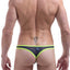 PetitQ Black/Yellow Mesh Neon Thong