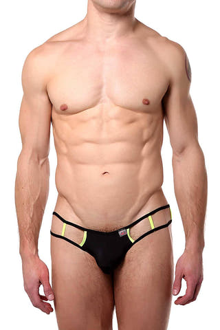 PetitQ Black/Yellow Revel Brief