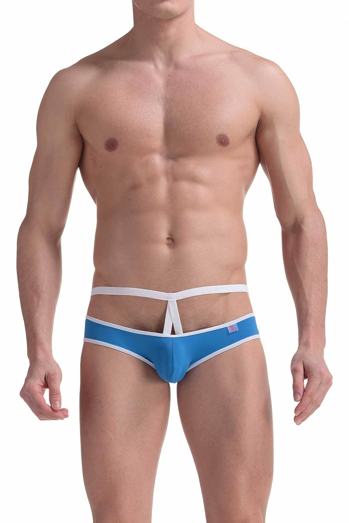 PetitQ Blue/White Bikini Thong