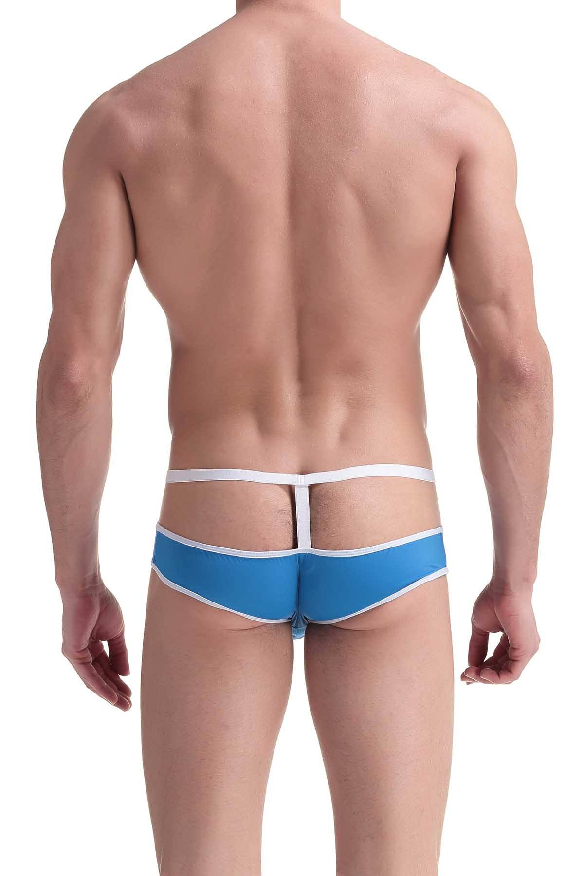 PetitQ Blue/White Bikini Thong