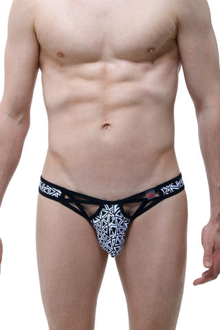 PetitQ Geometric Printed Neuvy Thong