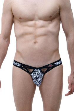 PetitQ Geometric Printed Neuvy Thong thumbnail 1