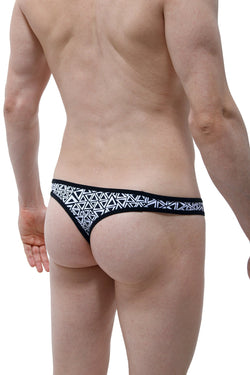 PetitQ Geometric Printed Neuvy Thong thumbnail 4