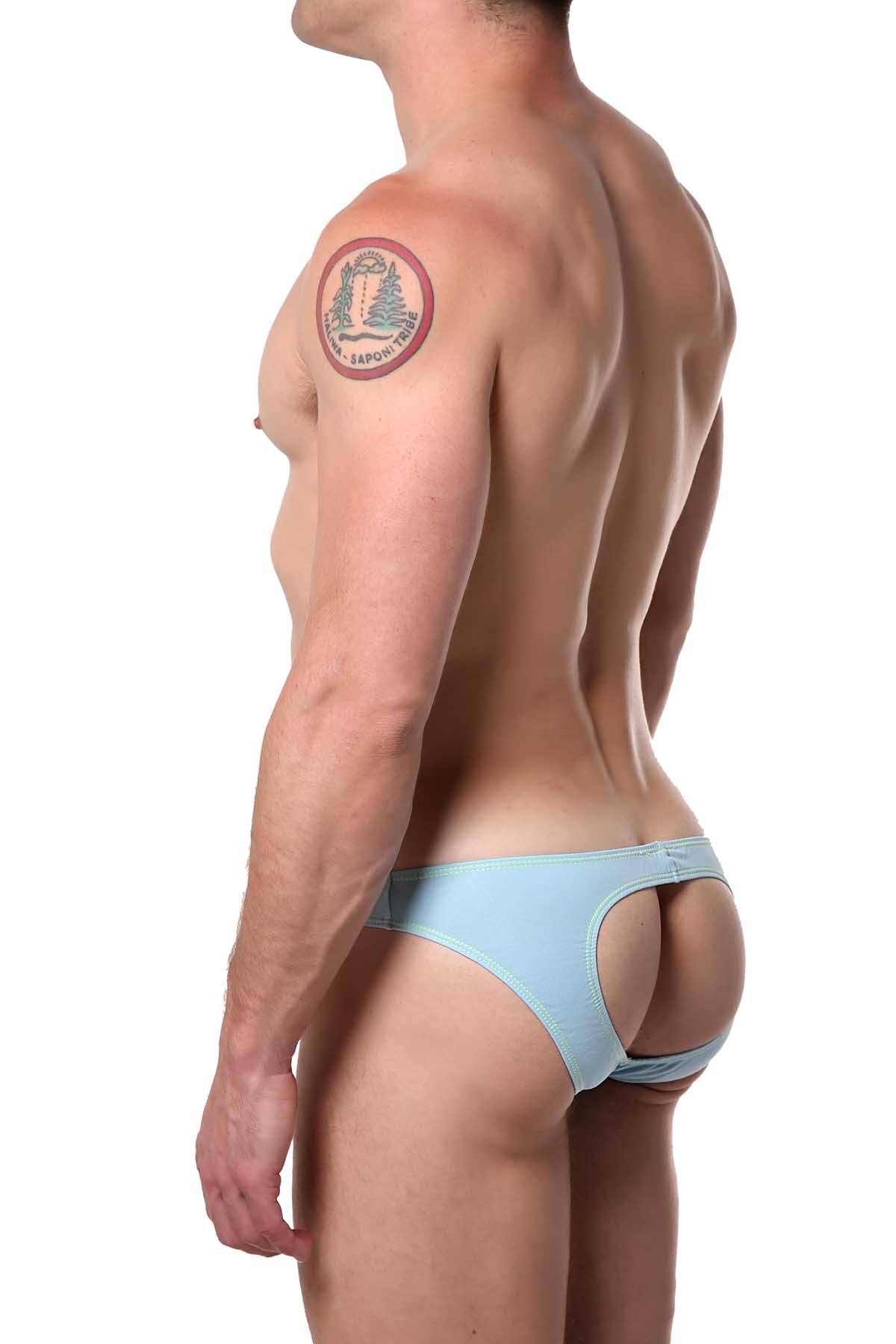 PetitQ Light-Blue/Yellow Colline Jock