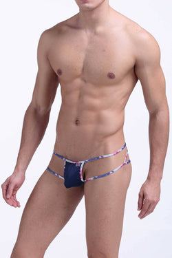PetitQ Navy-Blue Ziggy Thong thumbnail 2