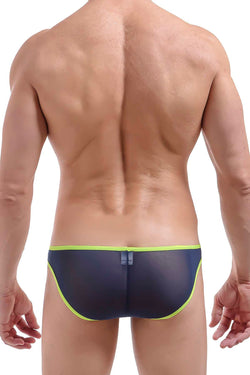 PetitQ Navy Lace Bulge Brief thumbnail 2