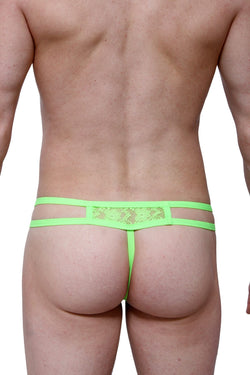 PetitQ Neon Green Ornex Thong thumbnail 4