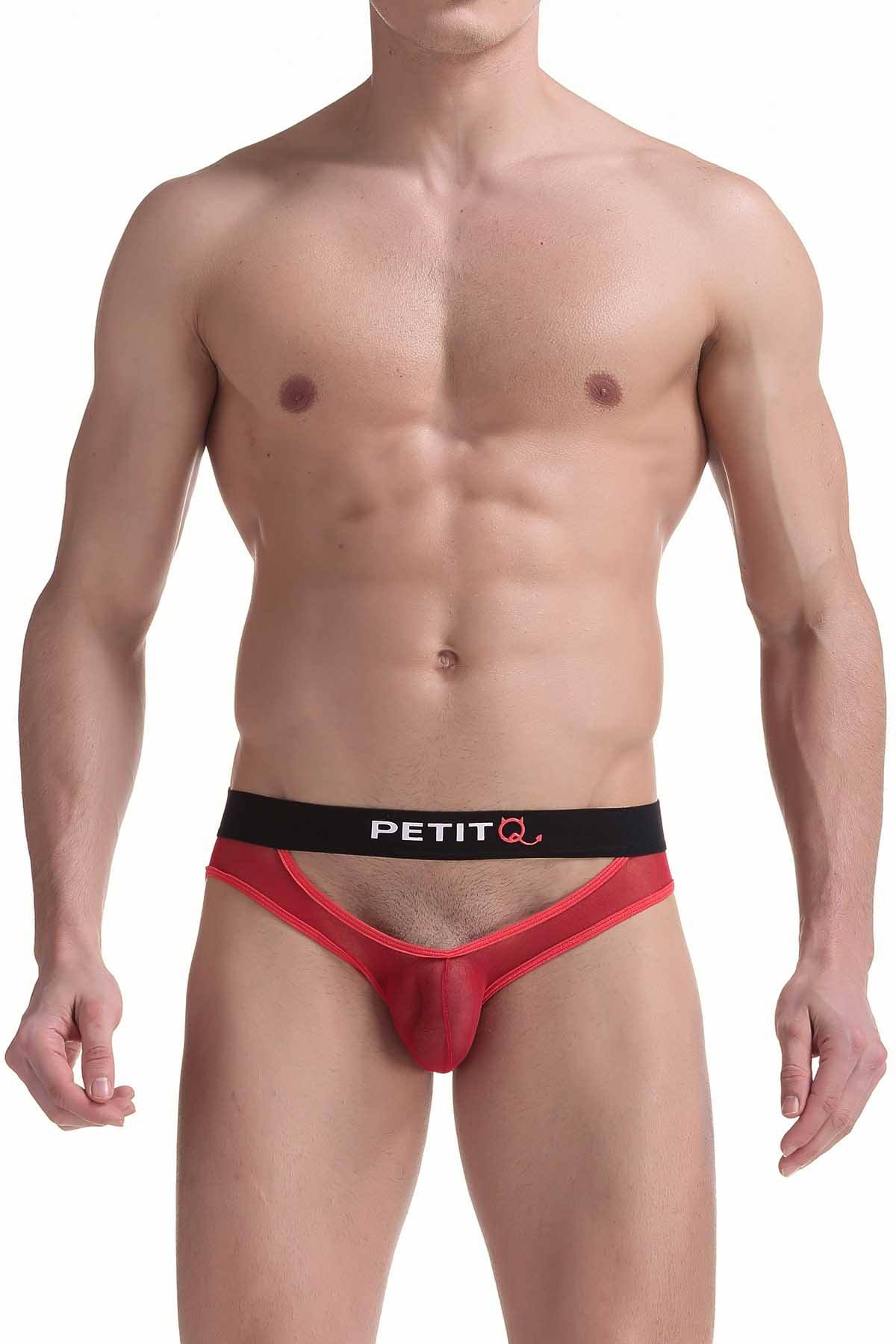 PetitQ Red/Black Crossroad Jockstrap