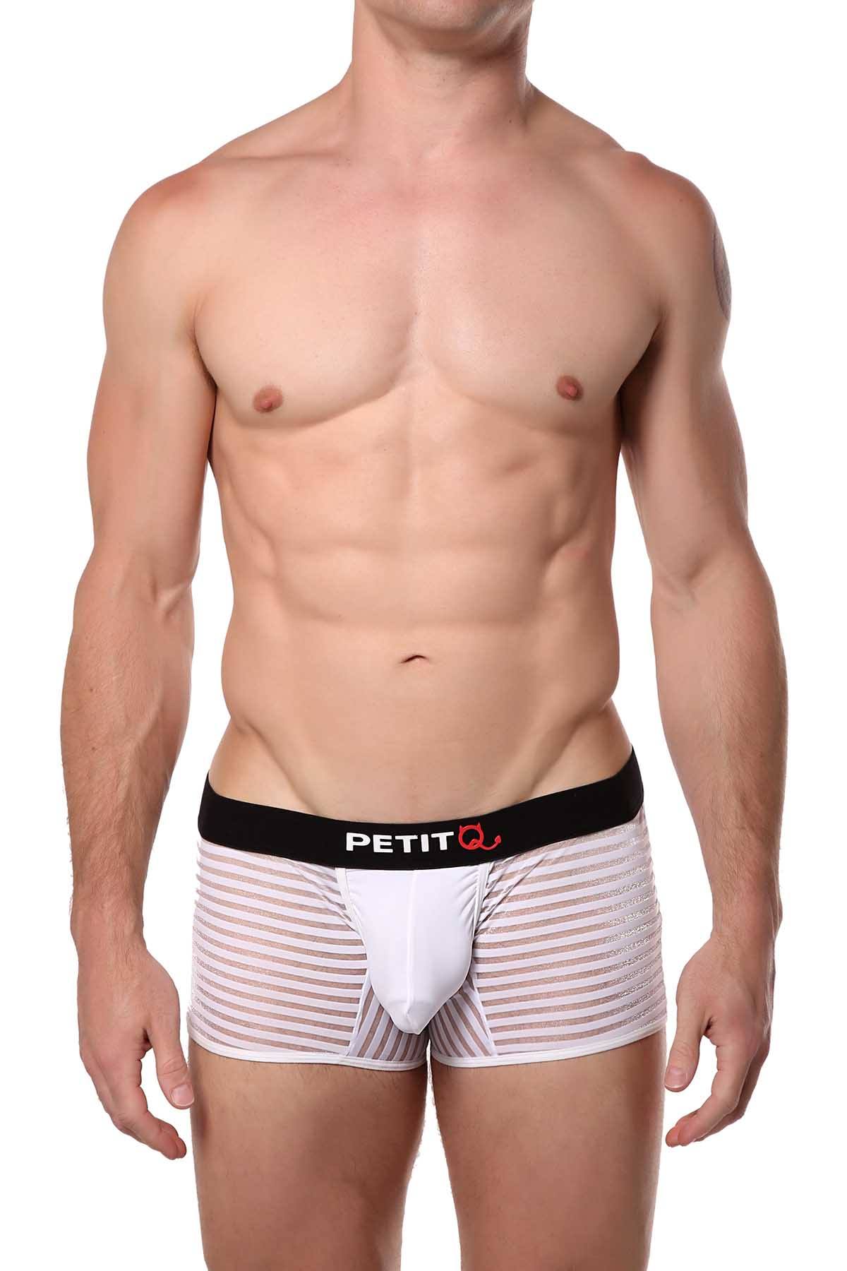 PetitQ White Big-Bulge Boxer Brief