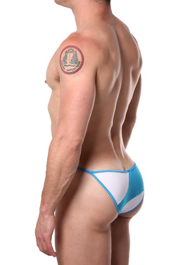 PetitQ White/Blue Kini thumbnail 2