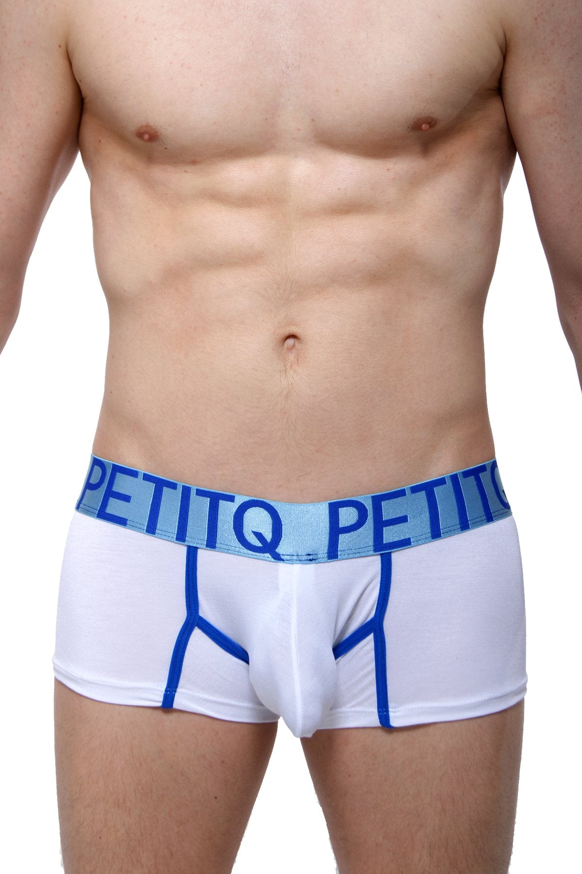 PetitQ White/Blue Mega Bulge Trunk