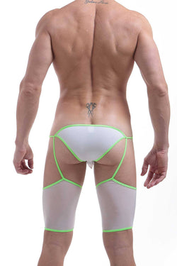 PetitQ White/Lime Mouling-Rouge Kini thumbnail 3