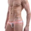 PetitQ White/Orange Neon Bikini Brief