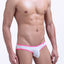 PetitQ White/Pink Nylon Bikini Brief