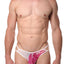PetitQ White/Pink Riscle Thong