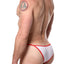 PetitQ White/Red Bamboo Bikini Brief