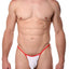 PetitQ White/Red Bamboo Bikini Brief